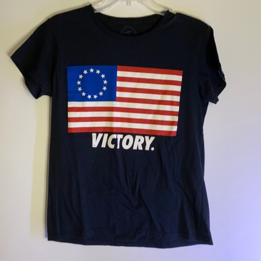 Nine Line Betsey Ross 1776 American flag‎ Veterans T-shirt